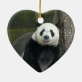 Panda-Beer kerstversieringen Keramisch Ornament (Achterkant)