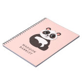 Panda Beer Kind Cute Notitieboek (Linkerzijde)