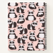 Panda Beer Kind Cute Notitieboek (Achterkant)