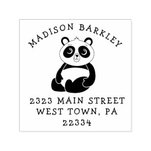 Panda Beer Kind Leuke retour adres stempel