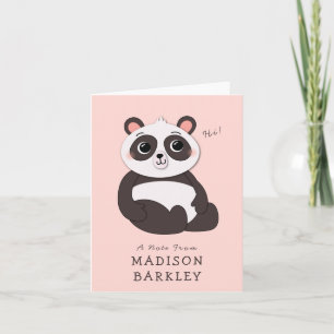 Panda Beer Kind Schattige Briefkaarten