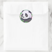 Panda beer Kinder Schattigee tropisch zoet grappig Ronde Sticker (Tas)