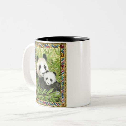 Panda beer koffie mok (Voorkant links)