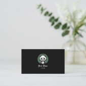 Panda beer koffie visitekaartje (Staand voorkant)
