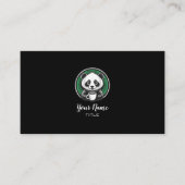 Panda beer koffie visitekaartje (Voorkant)