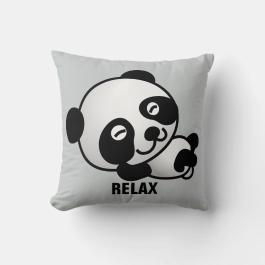 Panda Beer Kussens, Relax Kussen (Voorkant)