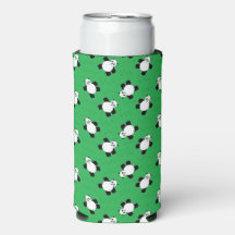 Panda beer leggen op gras