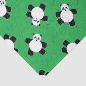 Panda beer leggen op gras tissuepapier (Detail)