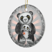 Panda Beer Liefde ornament (Links)