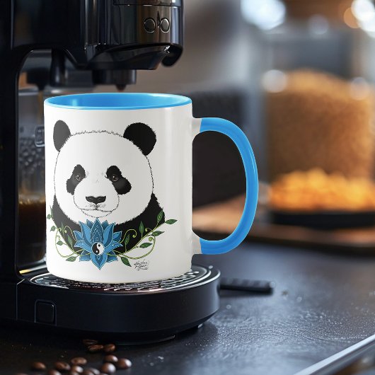 Panda Beer Lotus Flower Blue Mok