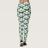 Panda Beer Lotus Flower Leggings (Achterkant)