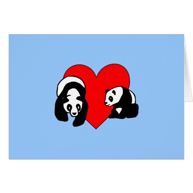 Panda Beer Love (Voorkant Horizontaal)