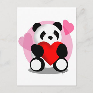 Panda Beer Love Briefkaart