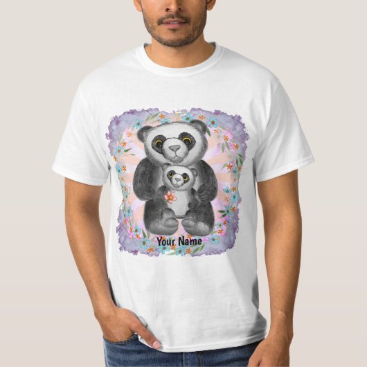 Panda Beer Love T-Shirt (Voorkant)