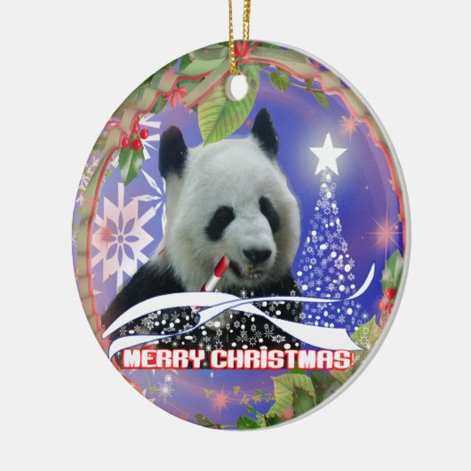 PANDA BEER LOVERS CHRISTMAS TREE ORNAMENT (Links)