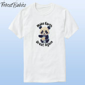 Panda Beer, Maak de aarde weer geweldig, schattig T-shirt
