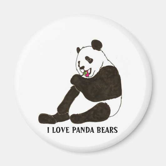 PANDA BEER MAGNEET (Voorkant)
