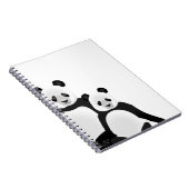 Panda Beer Mam en Cub Notitieboek (Rechterzijde)