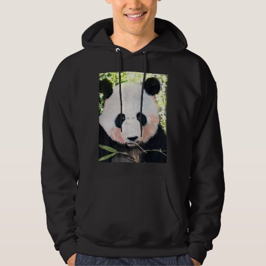 Panda Beer Mannen Vrouwen Kinderen Jeugd en Tiener Hoodie (Voorkant)