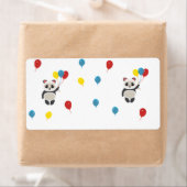Panda beer met ballonnen wit etiket (Insitu)
