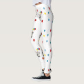 Panda beer met ballonnen wit leggings (Links)
