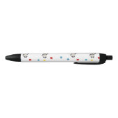 Panda beer met ballonnen wit zwarte inkt pen (Bodem)