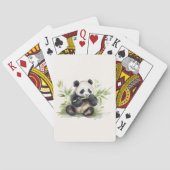 Panda Beer met bamboe Pokerkaarten (Achterkant)