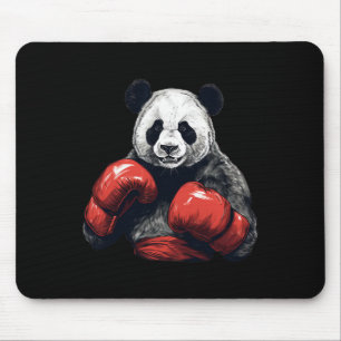 Panda Beer met bokshandschoenen - Funny Boxing Muismat