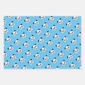 Panda-beer met een omhulling van papierbladen inpakpapier vel (Voorkant 2)