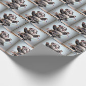 Panda Beer met Hula Hoop Cadeaupapier (Hoek)