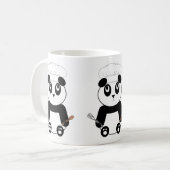 Panda-Beer met pet Mok van chef-kok (Voorkant links)