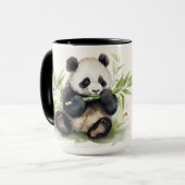Panda Beer met quote Mok (Voorkant links)