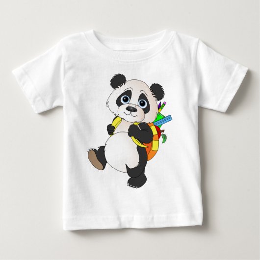 Panda-Beer met rugzak (Voorkant)
