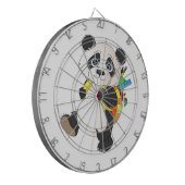 Panda-Beer met rugzak Dartbord (Voorkant Links)