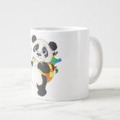 Panda-Beer met rugzak Grote Koffiekop (Voorkant rechts)