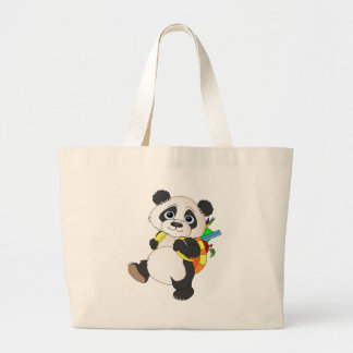 Panda-Beer met rugzak Grote Tote Bag