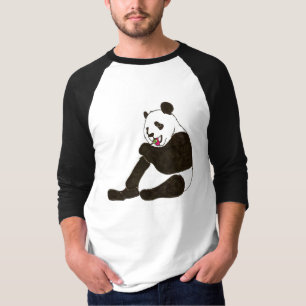 PANDA-BEER MET SUCKER T-SHIRT