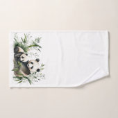 Panda Beer met welp Bad Handdoek (Handdoek)