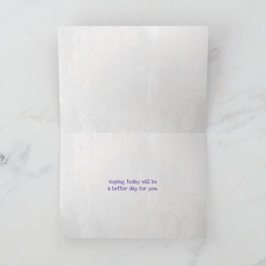 panda - beer met wintersjaal kaart (Binnen)