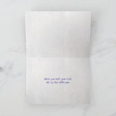 panda - beer met wintersjaal kaart (Binnen)