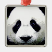 Panda Beer Metalen Ornament (Voorkant)