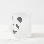 Panda Beer Modern Matglas Koffiemok (Voorkant links)