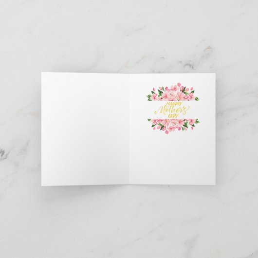 Panda Beer moeder en Baby Moederdag Kaart (Binnen)