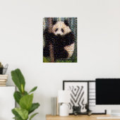 Panda Beer Montage Poster (Thuiskantoor)