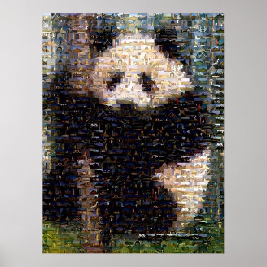 Panda Beer Montage Poster (Voorkant)