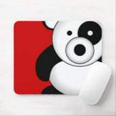 Panda Beer Mousepad Muismat (Met muis)