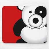 Panda Beer Mousepad Muismat (Voorkant)