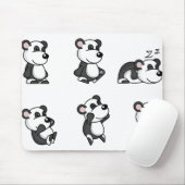Panda beer muismat (Met muis)