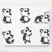 Panda beer muismat (Voorkant)