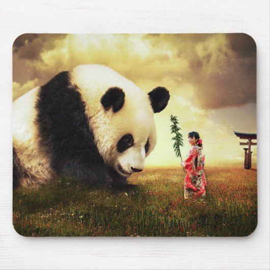 Panda Beer Muismat (Voorkant)